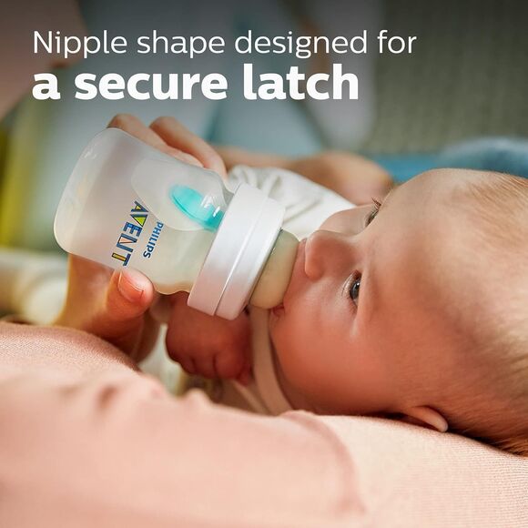 Philips Avent Anti-Colic Baby Bottle Flow 1 Nipple, 4 pack, SCY761/04 0+ Months - Picture 8 of 16